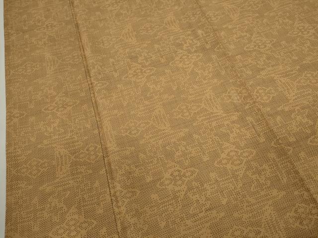 平和屋着物*夏物 本場大島紬 夏大島 吉祥文 正絹 逸品 CABH7712ze