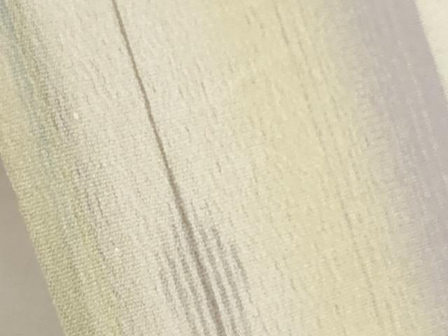 平和屋着物*夏物 明石ちぢみ 縞 吉祥文 正絹 逸品 CABH7742ze