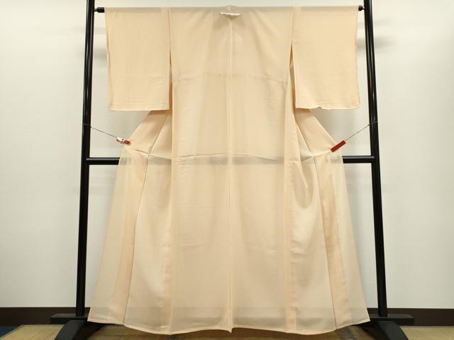平和屋着物*夏物 色無地 絽 肌色 正絹 逸品 CABH7759ze