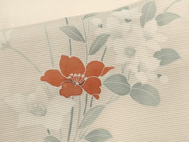平和屋着物*夏物 訪問着 絽 枝花文 暈し染め 正絹 逸品 未使用 CABH7760ze