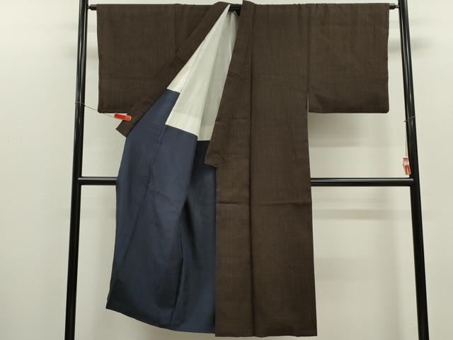 平和屋着物■男性 紬地 霞文 正絹 逸品 CABH7783ze