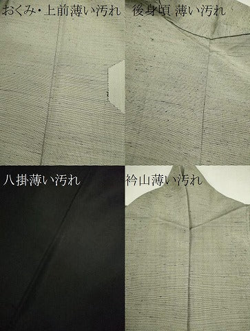 平和屋着物■上質な紬 亀甲文 正絹 逸品 CABH7786ze