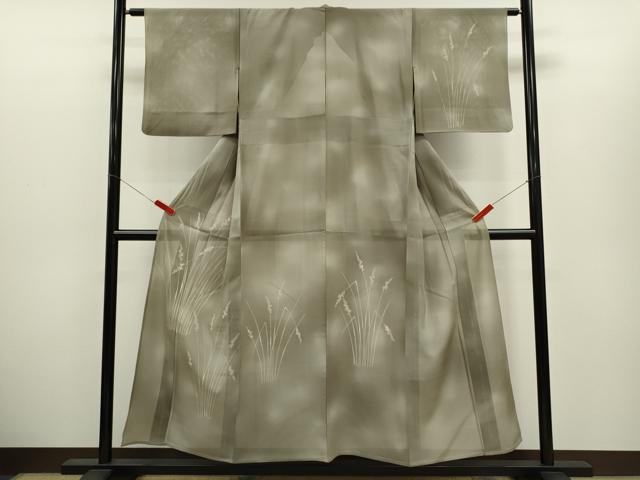 平和屋着物*夏物 訪問着 絽 草木文 暈し染め 正絹 逸品 CABH7792ze