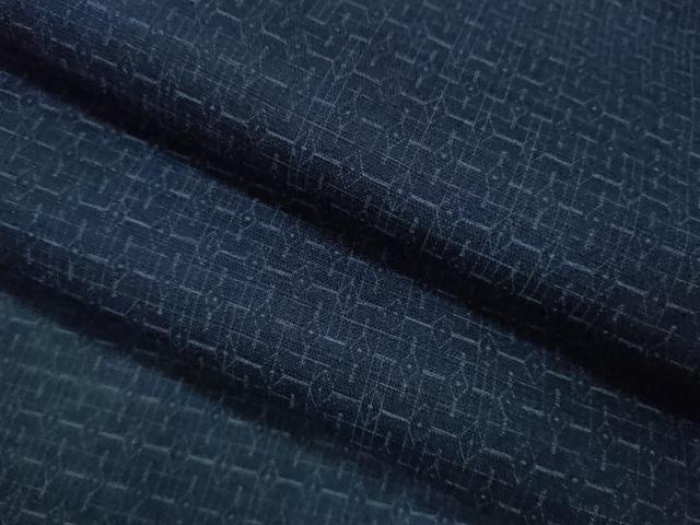 平和屋着物*夏物 男性 小紋 紗 吉祥文 CABH7796ze