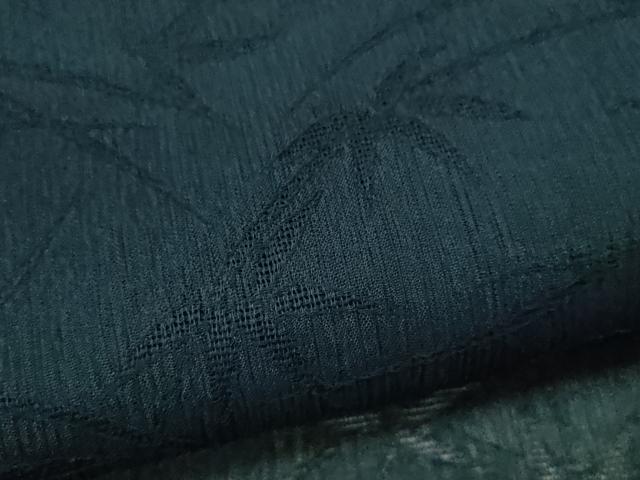 平和屋着物*夏物 色無地 笹紋紗 褐返色 洗える着物 CABH7823ze