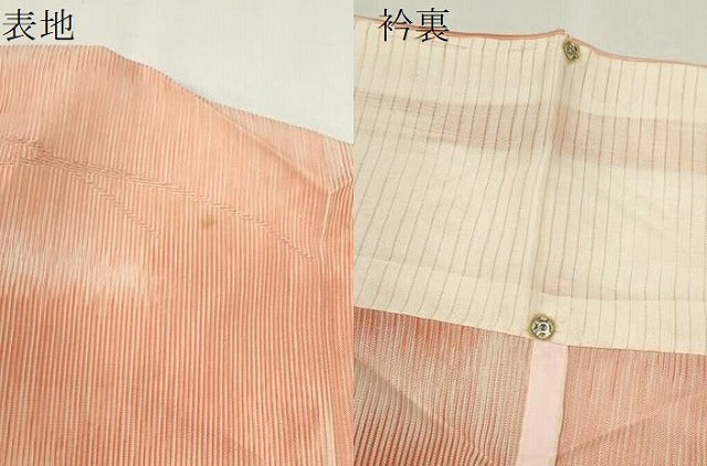 平和屋着物*夏物 小紋 芝草紋紗 暈し染め 正絹 逸品 CABH7824ze