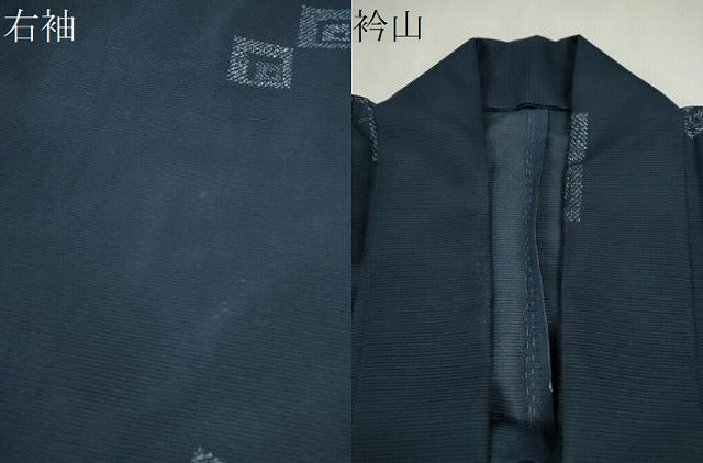 平和屋着物*夏物 小紋 絽 吉祥文 洗える着物 CABH7844ze