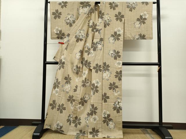 平和屋着物∴夏物 浴衣 注染 舞桜文 ますいわ屋扱い 綿 逸品 CABH7865ze