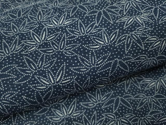 平和屋着物∴夏物 浴衣 綿絽 注染 笹文 綿 逸品 CABH7890ze