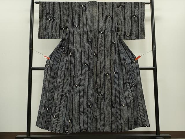 平和屋着物∴夏物 浴衣 有松鳴海絞り 松葉文 綿 逸品 CABH7910ze