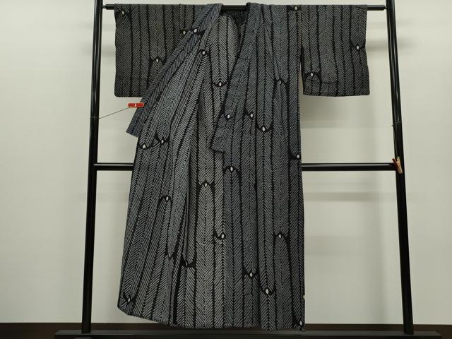 平和屋着物∴夏物 浴衣 有松鳴海絞り 松葉文 綿 逸品 CABH7910ze