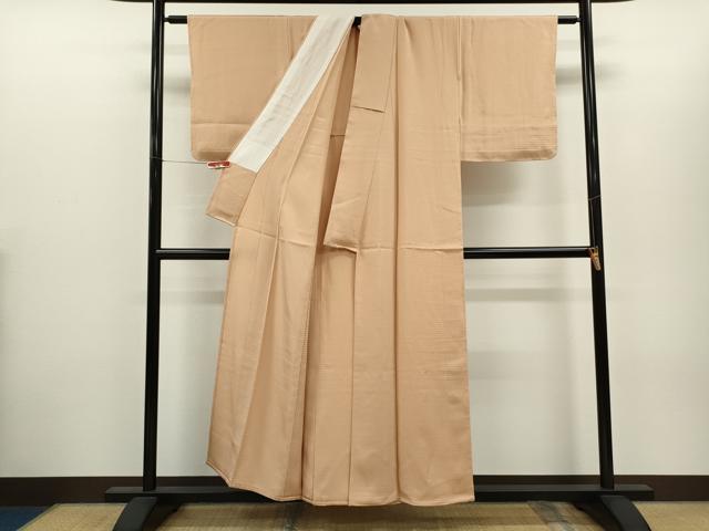 平和屋着物*夏物 色無地 絽 洒落柿色 正絹 逸品 未使用 CABH7955ze