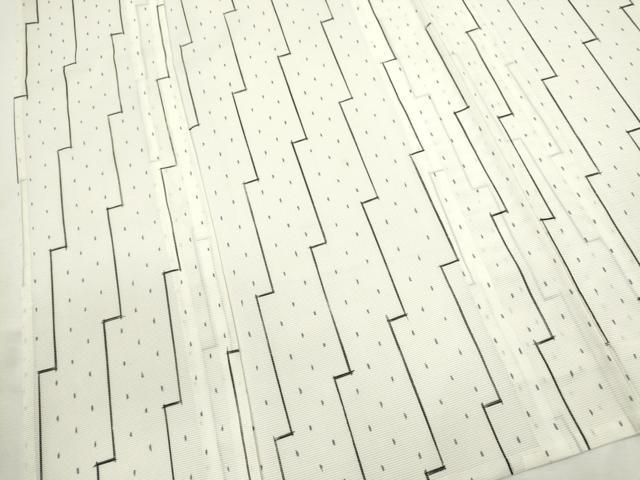 平和屋着物*夏物 小紋 絽 抽象文 洗える着物 CABH7956ze