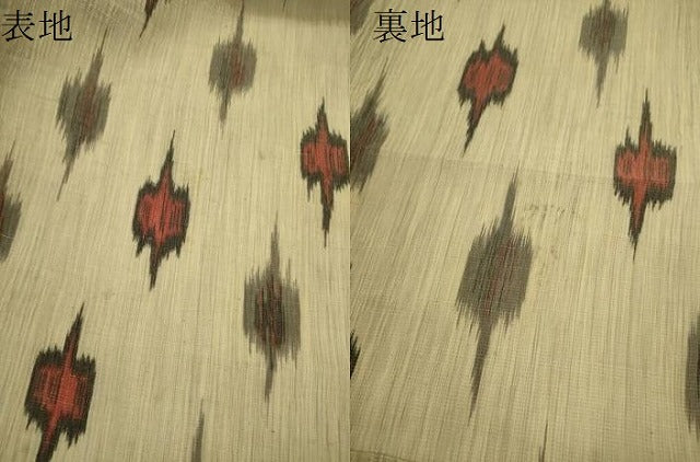 平和屋着物*夏物 小紋 紗 抽象文 CABH7964ze