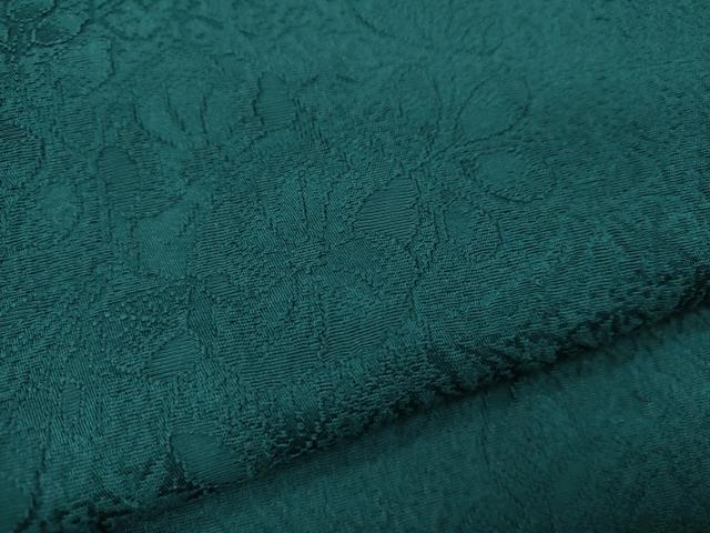 平和屋着物●上質な色無地 辻ヶ花地紋 納戸色 正絹 逸品 CABH7981ze