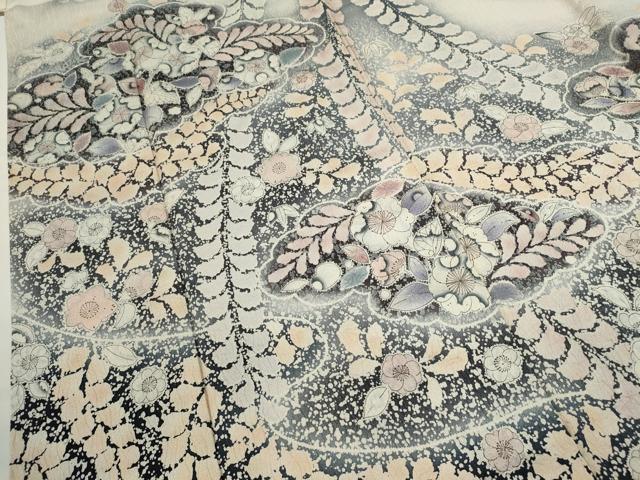 平和屋着物●訪問着 作家物 辻ヶ花 手描き 暈し染め 正絹 逸品 CABH7985ze