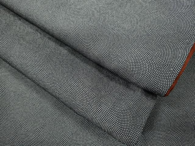 平和屋着物●江戸小紋 鮫小紋柄 正絹 逸品 CABH7986ze