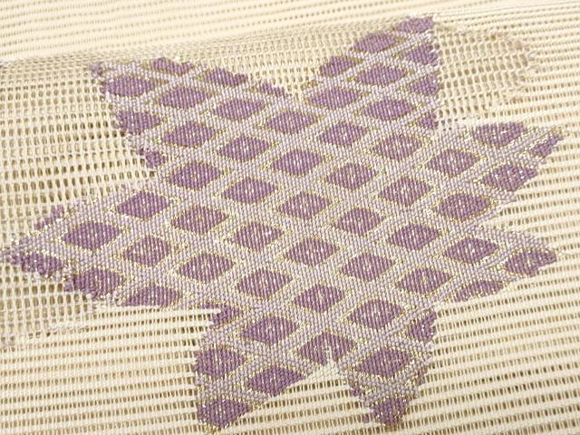 平和屋着物*夏物 八寸名古屋帯 絽綴れ 竜田川 正絹 逸品 CABH8024fb