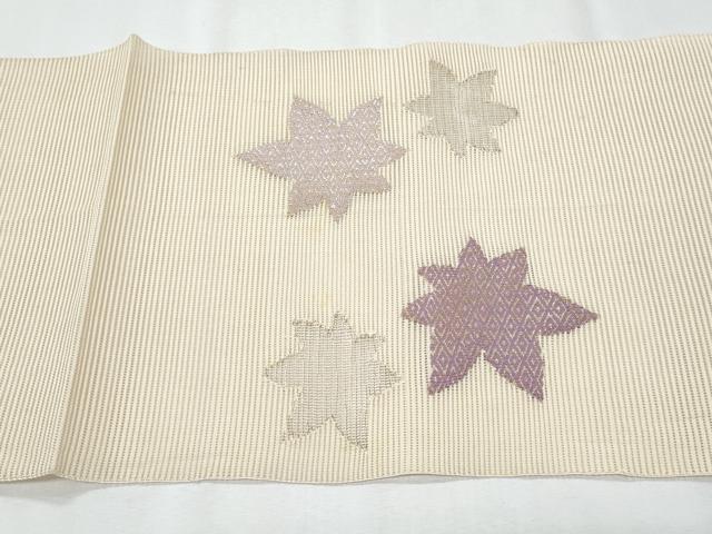 平和屋着物*夏物 八寸名古屋帯 絽綴れ 竜田川 正絹 逸品 CABH8024fb