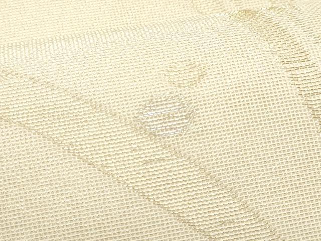 平和屋着物*夏物 九寸名古屋帯 草木文 金銀糸 正絹 逸品 CABH8032fb