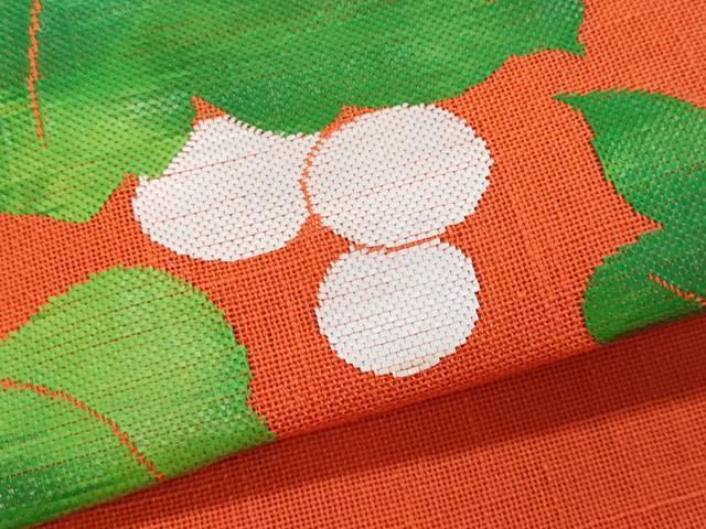 平和屋着物*夏物 八寸名古屋帯 葡萄蔦の葉文 CABH8048fb