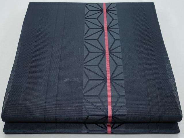 平和屋着物*夏物 八寸名古屋帯 麻の葉文様 正絹 逸品 CABH8086fb