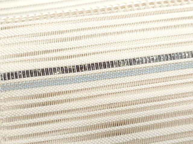 平和屋着物*夏物 八寸名古屋帯 絽綴れ 横段文 金銀糸 正絹 逸品 CABH8101fb