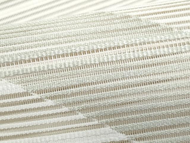 平和屋着物*夏物 八寸名古屋帯 絽綴れ 幾何学文様 正絹 逸品 CABH8102fb