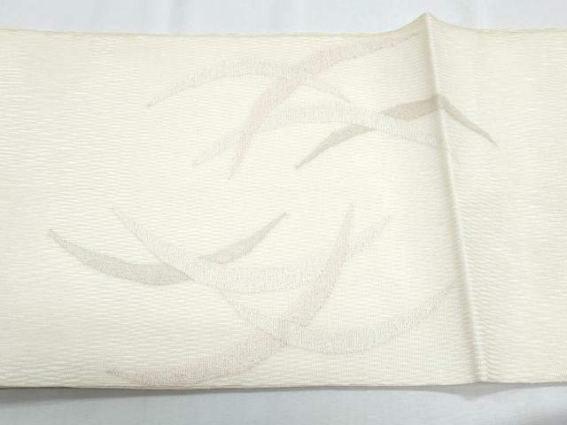 平和屋着物*夏物 太鼓柄袋帯 櫛織 芝草文 金銀糸 正絹 逸品 CABH8115fb