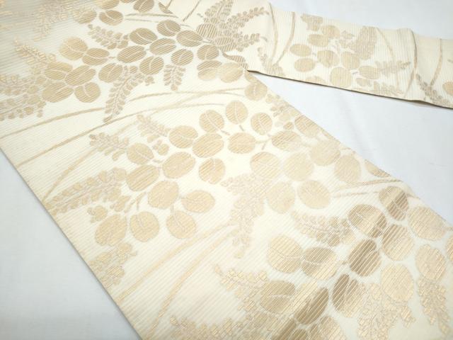 平和屋着物*夏物 全通柄 九寸名古屋帯 萩 正絹 逸品 CABH8122fb