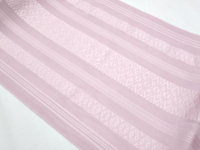 平和屋着物*夏物 八寸名古屋帯 博多織 紗献上 撫子色 CABH8142fb