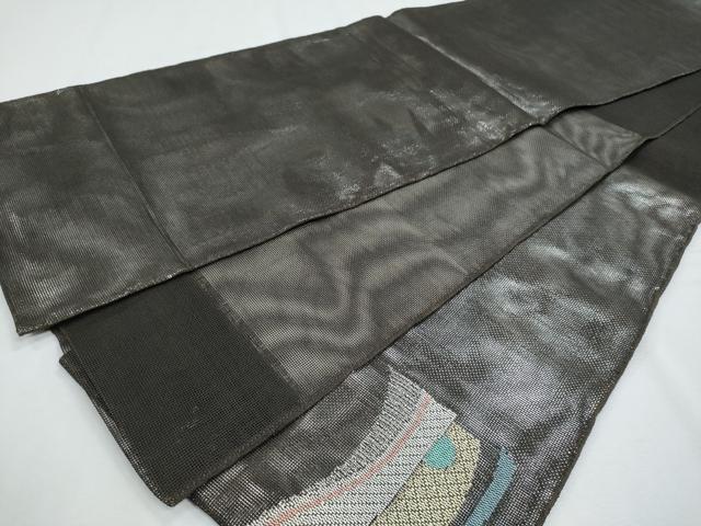 平和屋着物*夏物 太鼓柄袋帯 抽象文 正絹 逸品 CABH8152fb
