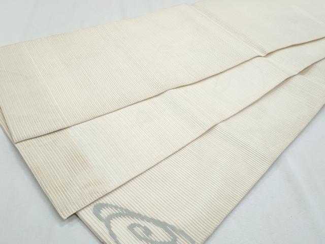 平和屋着物*夏物 太鼓柄袋帯 絽綴れ 雲取り文 正絹 逸品 CABH8155fb