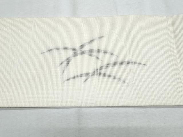 平和屋着物*夏物 九寸名古屋帯 芝草文 正絹 逸品 CABH8187fb