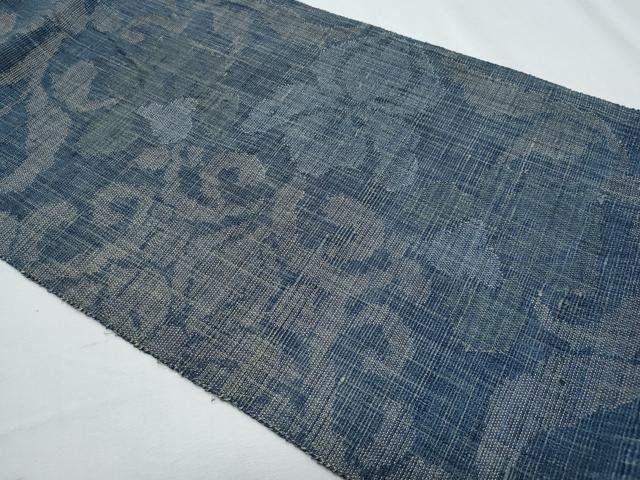 平和屋着物*夏物 八寸名古屋帯 花唐草文 正絹 逸品 CABH8196fb