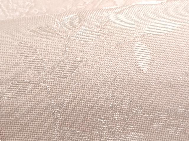 平和屋着物*夏物 六通柄袋帯 秋草文 銀糸 正絹 逸品 CABH8221fb