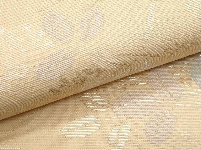 平和屋着物*夏物 六通柄袋帯 萩 金銀糸 正絹 逸品 CABH8222fb