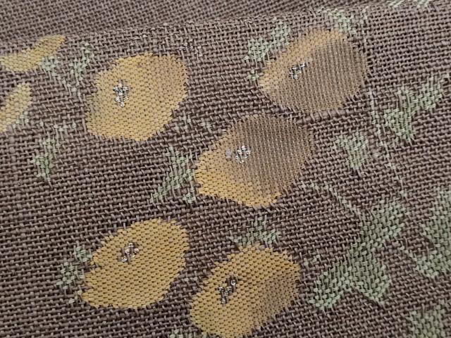 平和屋着物*夏物 八寸名古屋帯 万寿菊・銀糸 CABH8239fb