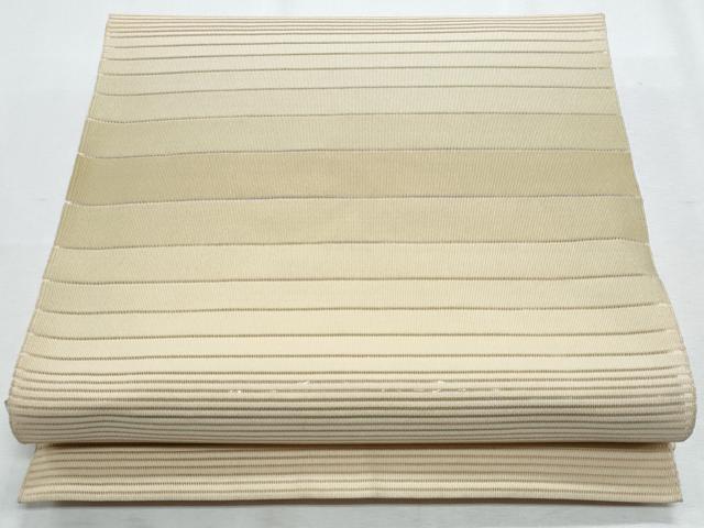 平和屋着物*夏物 西陣 川島織物 八寸名古屋帯 絽綴れ 横段文 正絹 逸品 CABH8247fb