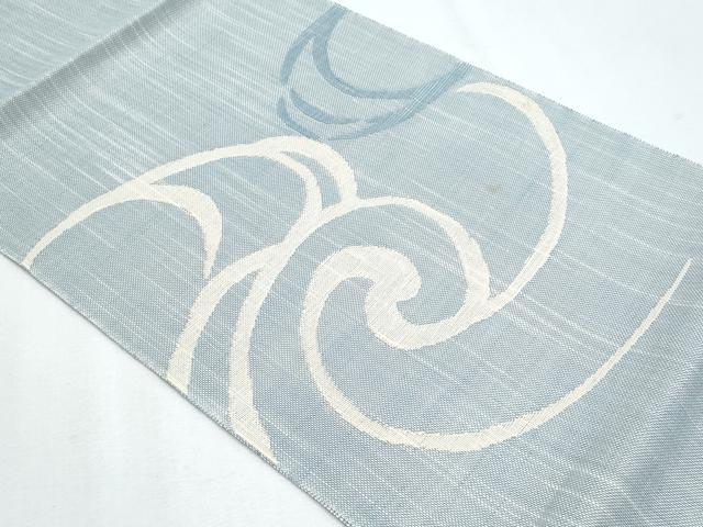 平和屋着物*夏物 八寸名古屋帯 唐草文 正絹 逸品 CABH8272fb