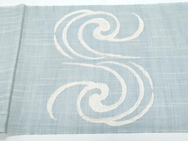 平和屋着物*夏物 八寸名古屋帯 唐草文 正絹 逸品 CABH8272fb