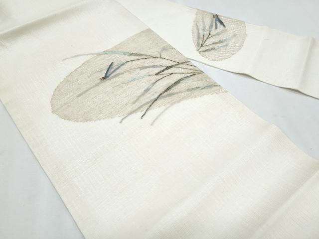 平和屋着物*夏物 九寸名古屋帯 夏虫 正絹 逸品 CABH8291fb