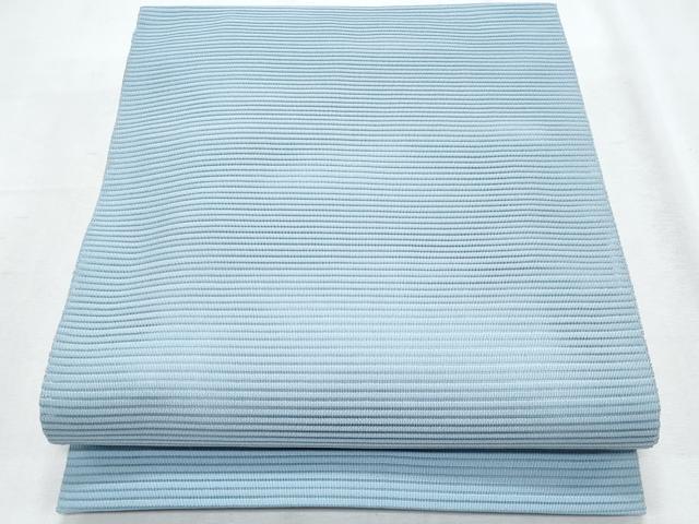 平和屋着物*夏物 八寸名古屋帯 絽綴れ 水色 正絹 逸品 CABH8318fb