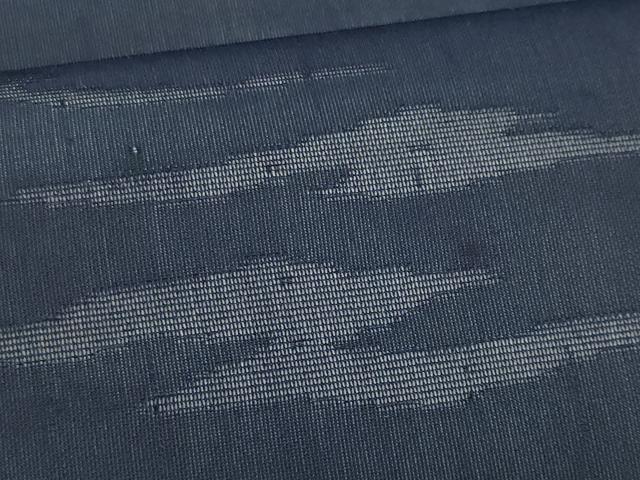 平和屋着物*夏物 九寸名古屋帯 霞文 紺色 正絹 逸品 CABH8333fb
