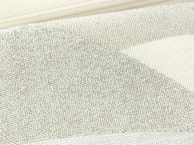 平和屋着物*夏物 九寸名古屋帯 流水文 銀糸 正絹 逸品 CABH8339fb