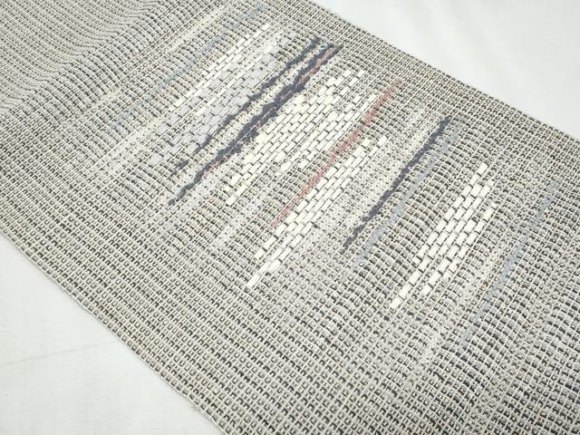 平和屋着物*夏物 八寸名古屋帯 霞文 正絹 逸品 CABH8351fb