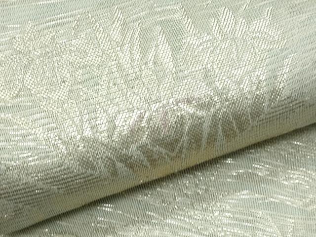 平和屋着物*夏物 六通柄袋帯 流水杜若 金糸 正絹 逸品 未使用 CABH8391fb