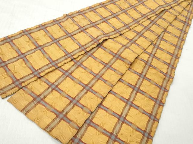 平和屋着物◎半幅帯 吉野間道 綿 逸品 CABH8561qe