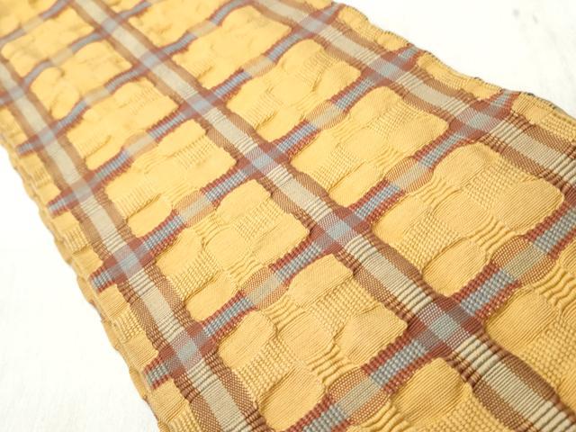平和屋着物◎半幅帯 吉野間道 綿 逸品 CABH8561qe