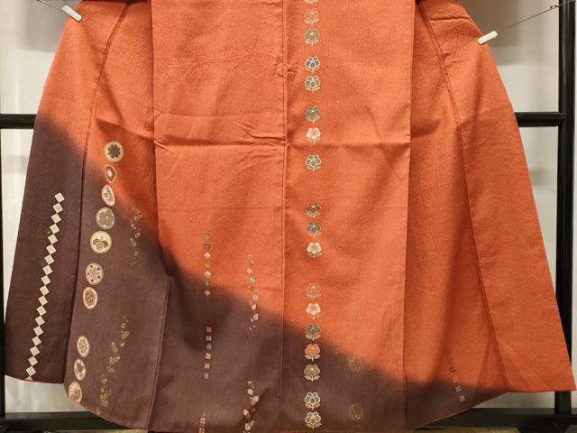 平和屋着物■訪問着 ふくれ織 花蝶丸文 暈し染め 金彩 正絹 逸品 CABH8817ev